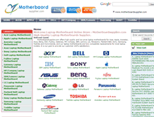 Tablet Screenshot of motherboardsupplier.com